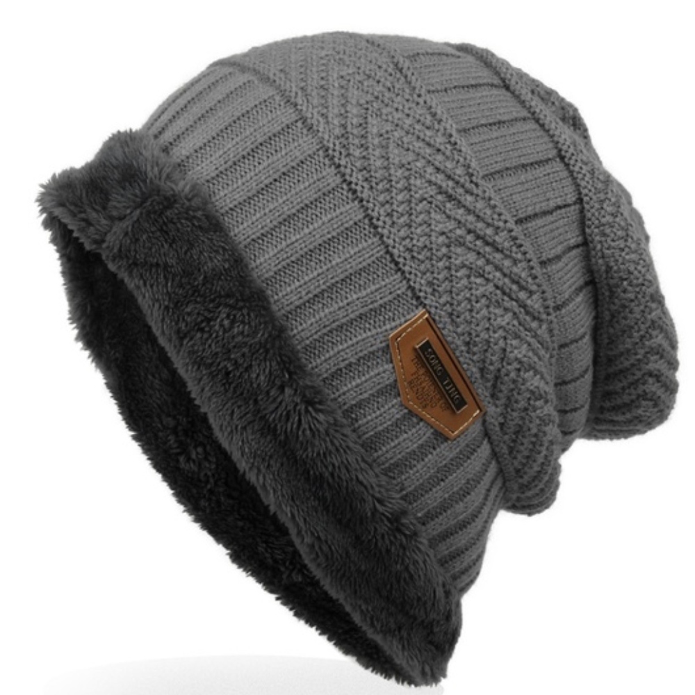 Faux Fur Lined Beanie